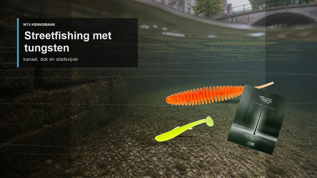 Streetfishing met tungsten op kanaal dok en stadsvijver