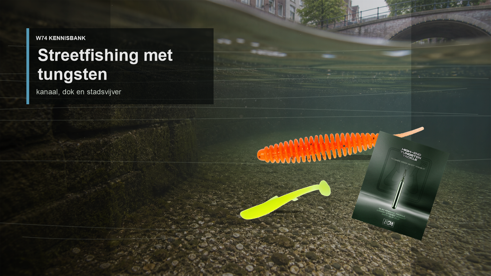 Streetfishing met tungsten op kanaal dok en stadsvijver