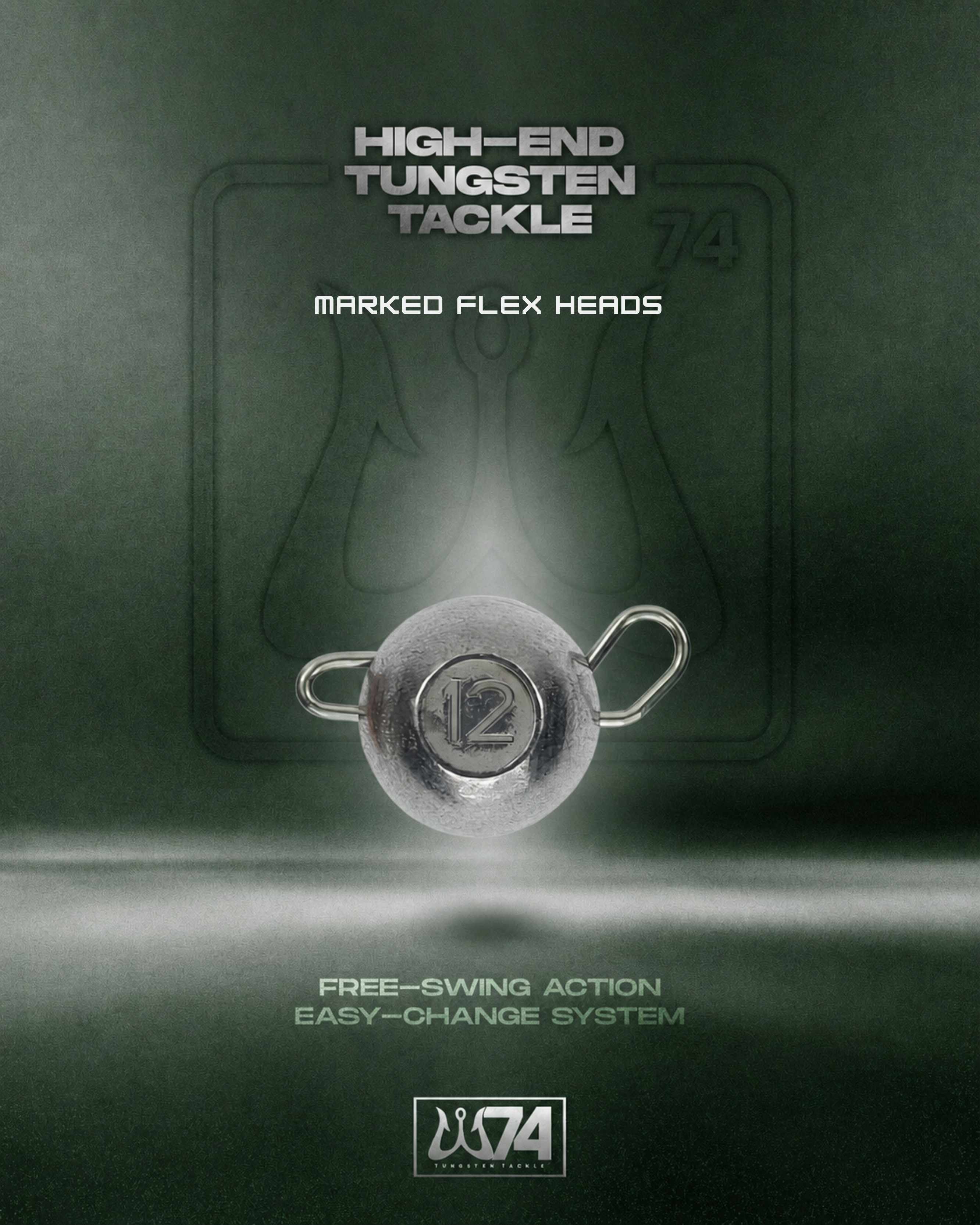 W74 Tungsten Marked Flex Head