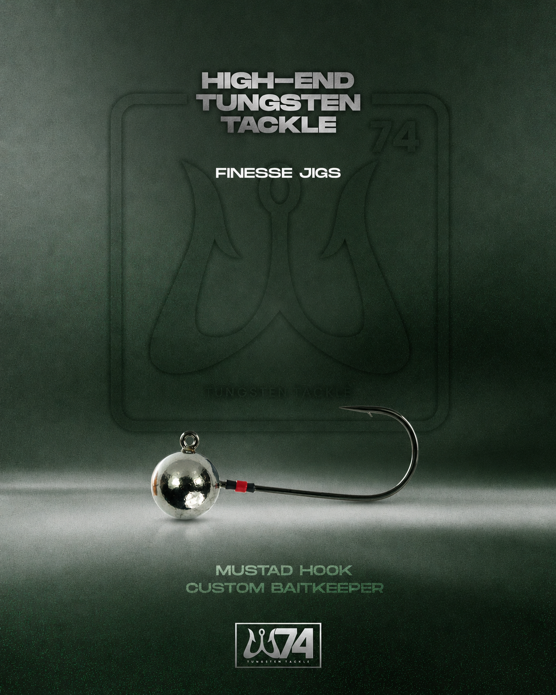 W74 Tungsten Finesse Jigs