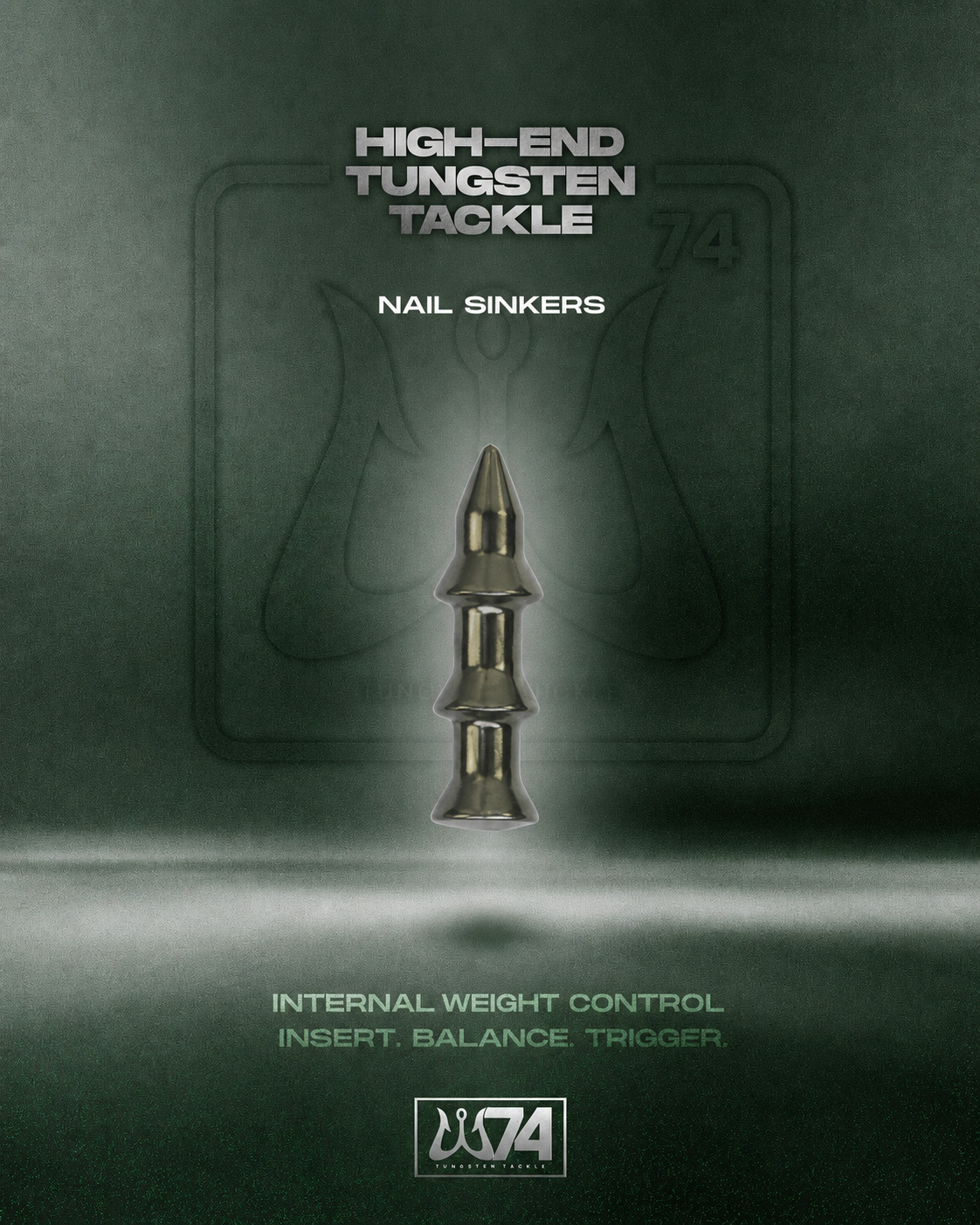 W74 Tungsten Nail Sinkers