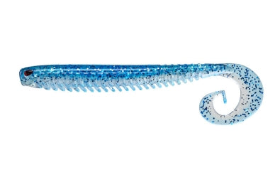 Bite On Rib Worm #10 Cold Ice 100 mm / 4inch / 5 g