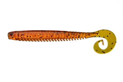 Bite On Rib Worm #29 Motor Oil Red 100 mm / 4inch / 5 g