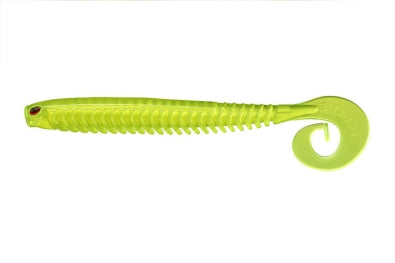 Bite On Rib Worm #31 Lime Perl 100 mm / 4inch / 5 g