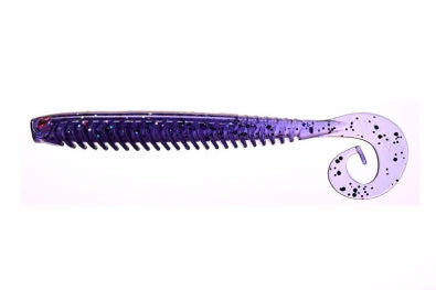 Bite On Rib Worm #32 Violet 100 mm / 4inch / 5 g