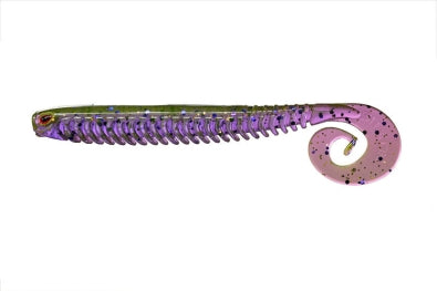 Bite On Rib Worm #18 Green LOX 120 mm / 4.7inch / 8 g