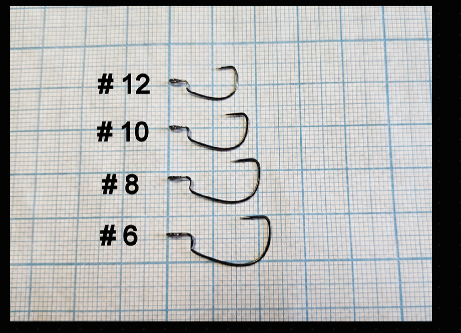 JigHead Offset Micro Game AT-24 maten #12, #10, #8 en #6