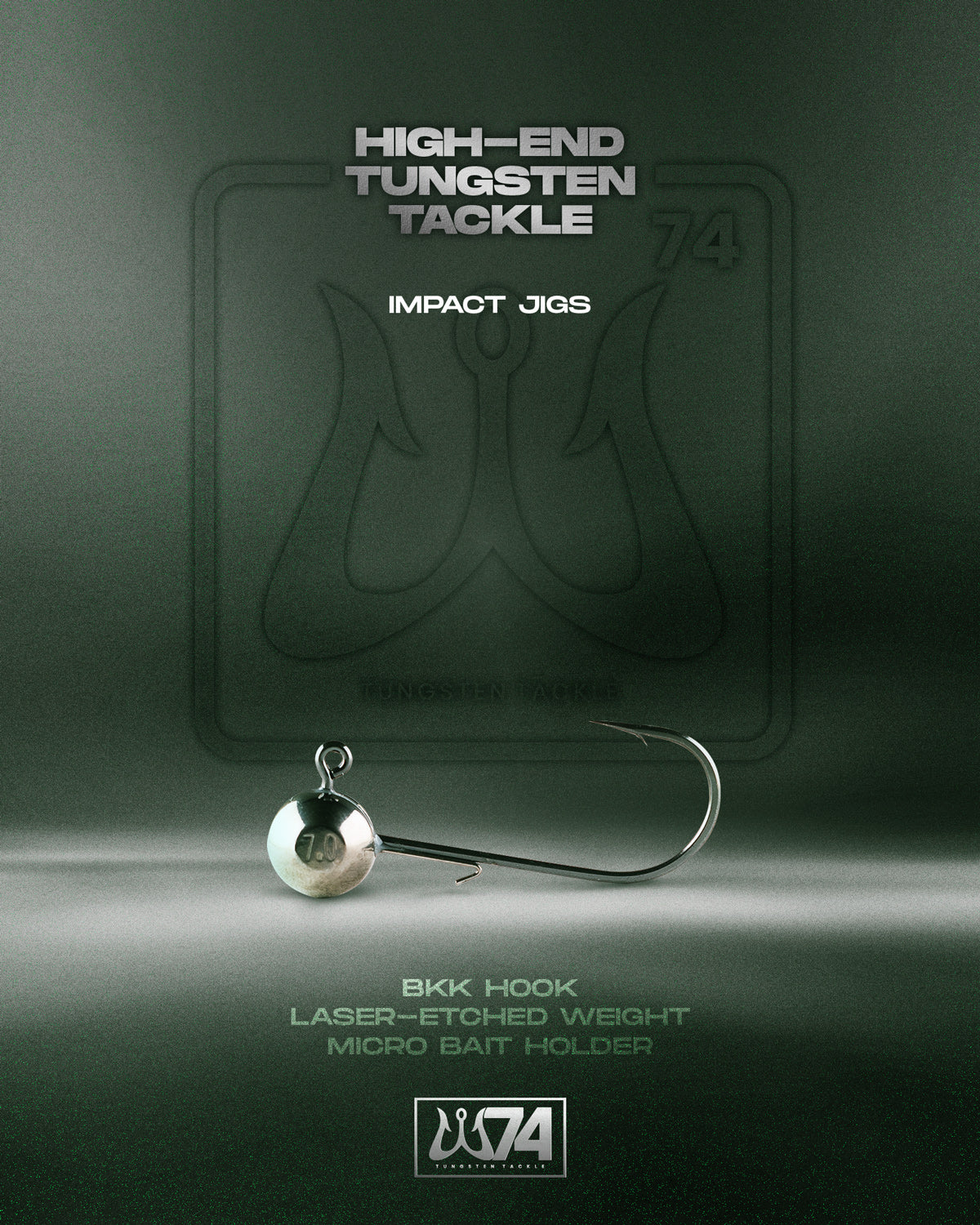 W74 Tungsten Impact Jigs (2 pcs)